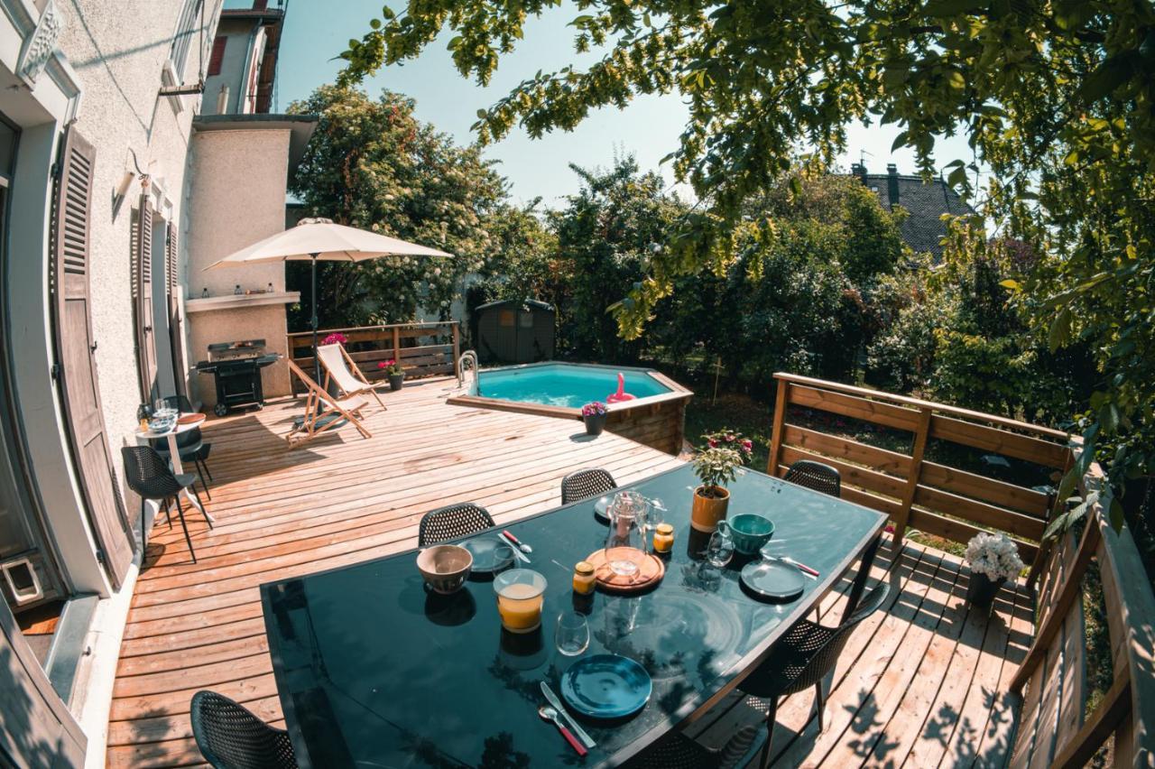 Le Serenite - T3 En Maison De Ville Avec Piscine Annecy Dış mekan fotoğraf