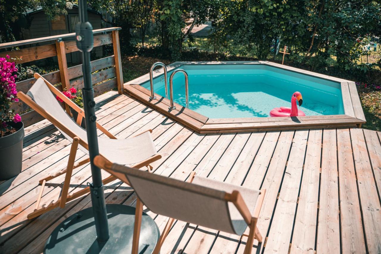 Le Serenite - T3 En Maison De Ville Avec Piscine Annecy Dış mekan fotoğraf